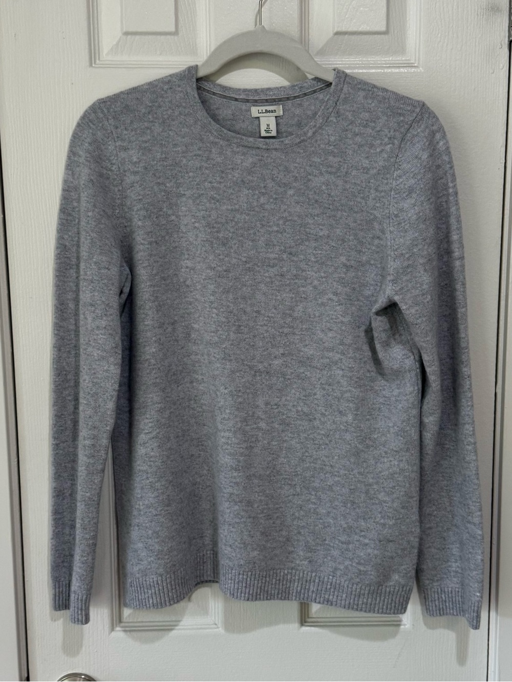 L.L. Bean Women's Heather Gray Crewneck Sweater